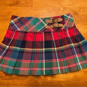 Ralph Lauren, Pleated skirt in multicolor plaid. Kids Size 6x